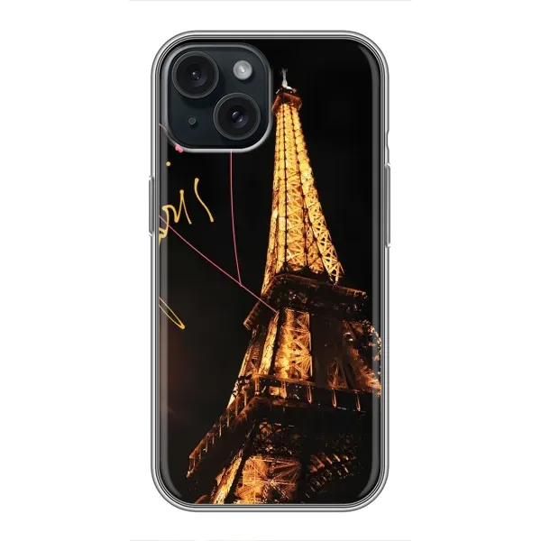Чохол з малюнком «Paris» для iPhone 15 Чохол з малюнком «Paris» для iPhone 15