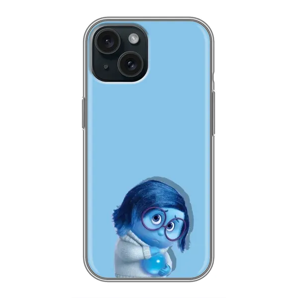 Чехол с рисунком «Печаль» для iPhone 15 Чехол с рисунком «Печаль» для iPhone 15