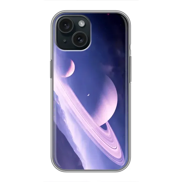 Чохол з малюнком «Планета в космосі» для iPhone 15 Чохол з малюнком «Планета в космосі» для iPhone 15