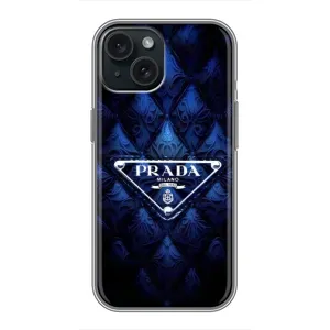 Чехол (Dior, Prada, YSL, Chanel) для iPhone 15 (Прада)