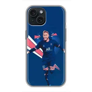 Силиконовый Чехол iPhone 15 (Празднование Неймара)