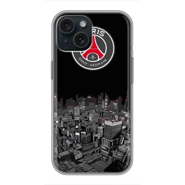 Чехол с рисунком «PSG» для iPhone 15 Чехол с рисунком «PSG» для iPhone 15