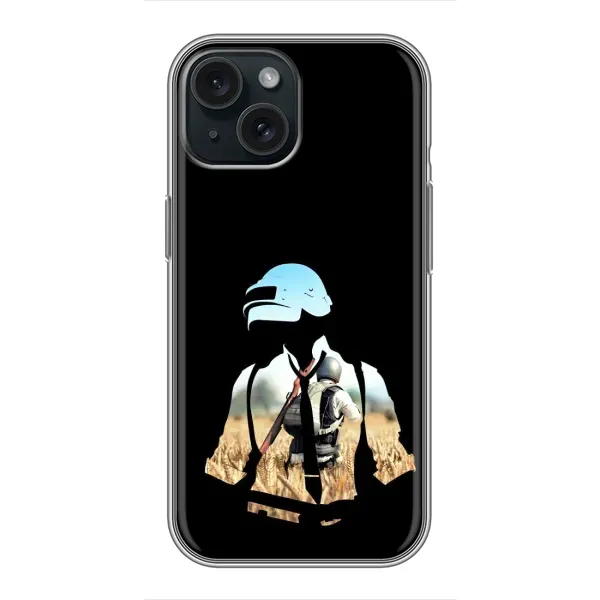 Чохол з малюнком «Пубг мен» для iPhone 15 Чохол з малюнком «Пубг мен» для iPhone 15