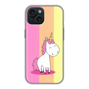 Чохол з малюнком «Яскравий Єдинорог» для iPhone 15