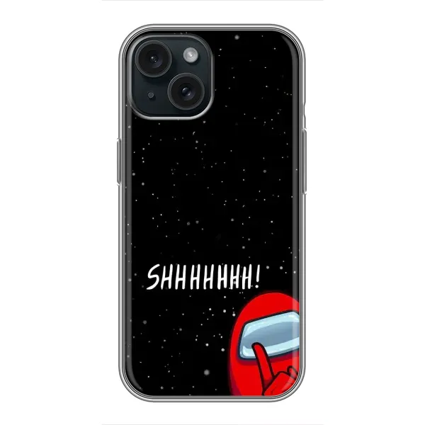 Чехол с рисунком «SHHHHH» для iPhone 15 Чехол с рисунком «SHHHHH» для iPhone 15