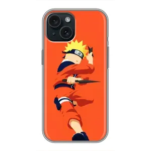 Чохли з принтом НАРУТО на iPhone 15 (Силует Наруто)