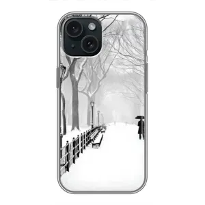 Чехлы на Новый Год iPhone 15 (Снегом замело)