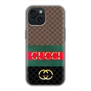 Чехлы Бренд GUCCI для iPhone 15 (Стиль GUCCI)