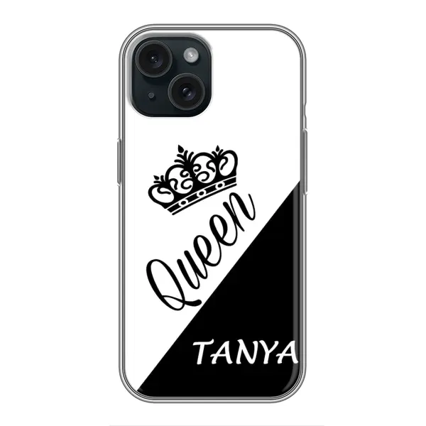 Чехол с рисунком «TANYA» для iPhone 15