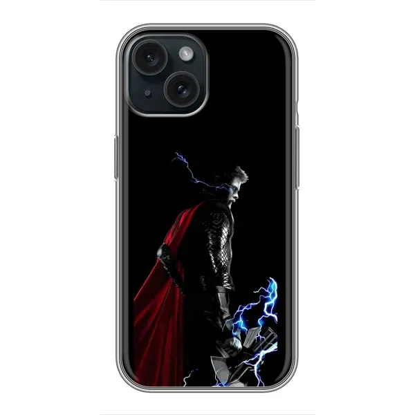 Чехол с рисунком «Тор» для iPhone 15