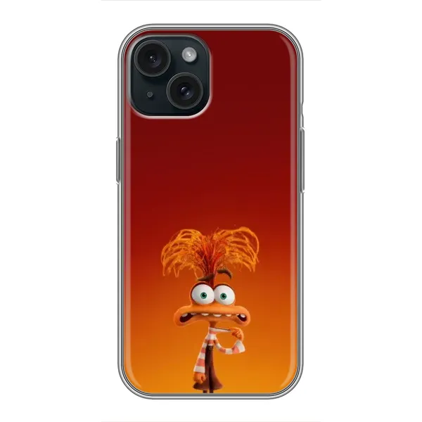 Чехол с рисунком «Тревожность» для iPhone 15 Чехол с рисунком «Тревожность» для iPhone 15