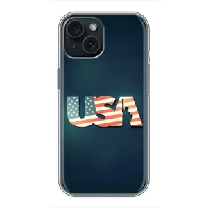 Чехол Флаг USA для iPhone 15