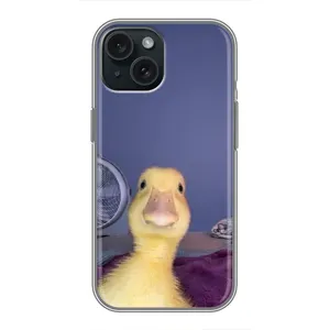 Бампер с принтом Мемы для iPhone 15 (Утка)