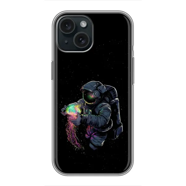 Чехол с рисунком «В руках земля» для iPhone 15 Чехол с рисунком «В руках земля» для iPhone 15