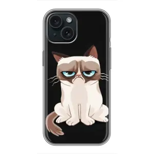 Чохол на тематику: Коти для iPhone 15 (Погляд кота)