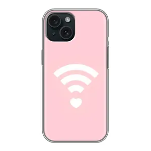 Силіконові Чохли Коханій людині для iPhone 15 (WiFi Love)