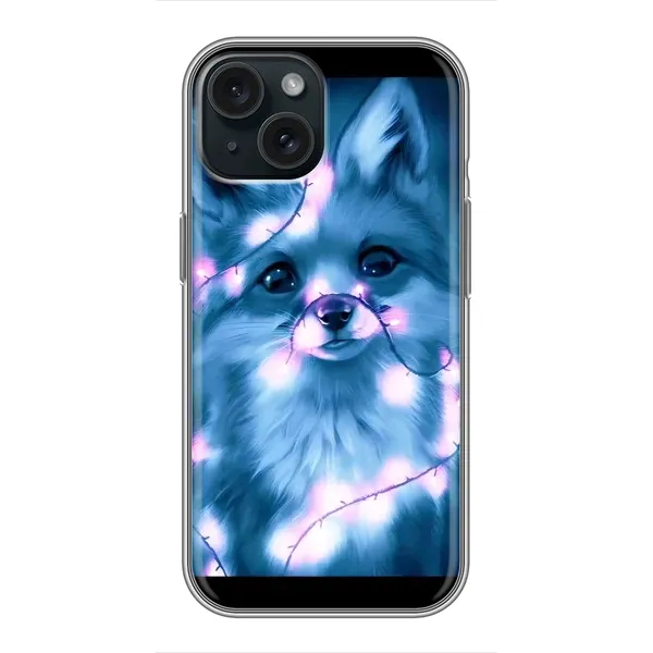 Чехол с рисунком «Яркая Лиса» для iPhone 15 Чехол с рисунком «Яркая Лиса» для iPhone 15