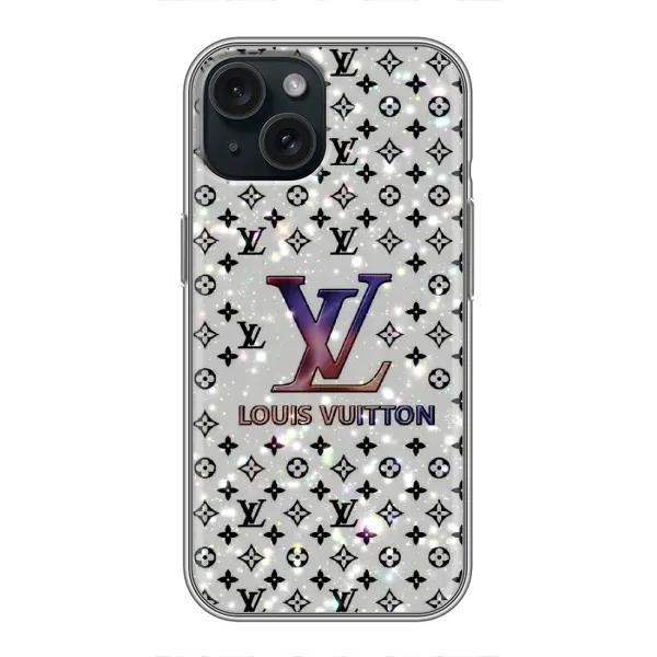 Чехол с рисунком «Яркий LV» для iPhone 15