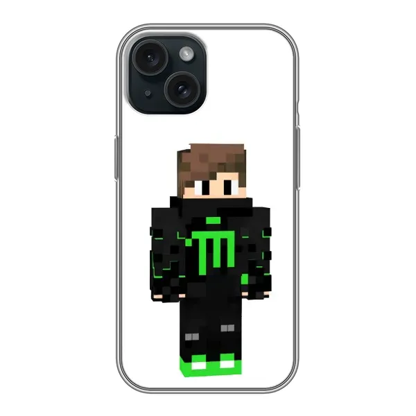 Чехол с рисунком «Зеленый мальчик» для iPhone 15 Чехол с рисунком «Зеленый мальчик» для iPhone 15