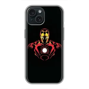 Чехол Супергерой Железный человек на iPhone 15 (Железный человек)