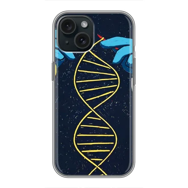 Чехол с рисунком «Жизнь» для iPhone 15