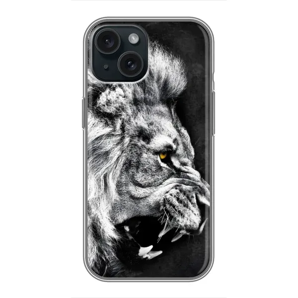 Чехол с рисунком «Злой ЛЕВ» для iPhone 15 Чехол с рисунком «Злой ЛЕВ» для iPhone 15