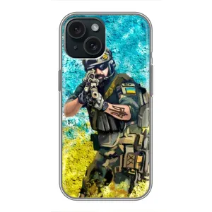 ЗСУ Чехлы (TPU) для iPhone 15 (ЗСУ Воин)