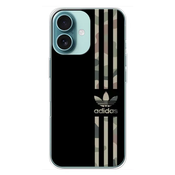 Чехол с рисунком «Adidas» для iPhone 16 Plus Чехол с рисунком «Adidas» для iPhone 16 Plus