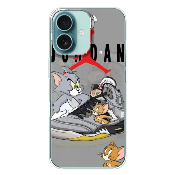 Чехол с рисунком «Air Jordan» для iPhone 16 Plus Чехол с рисунком «Air Jordan» для iPhone 16 Plus