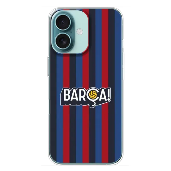 Чехол с рисунком «BARCA» для iPhone 16 Plus