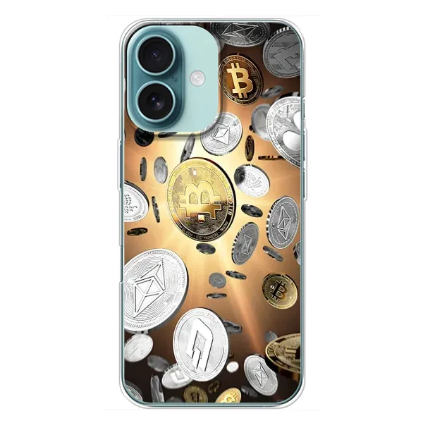 Чохол з малюнком «Біток» для iPhone 16 Plus Чохол з малюнком «Біток» для iPhone 16 Plus