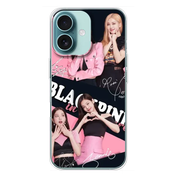 Чехол с рисунком «BLACKPINK» для iPhone 16 Plus Чехол с рисунком «BLACKPINK» для iPhone 16 Plus