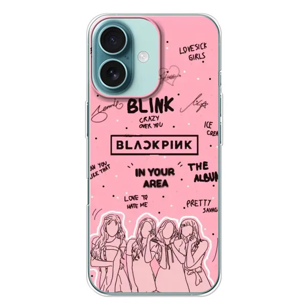 Чехол с рисунком «Blink» для iPhone 16 Plus Чехол с рисунком «Blink» для iPhone 16 Plus