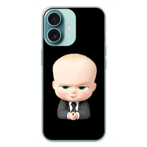 Чехол с рисунком «Бос» для iPhone 16 Plus