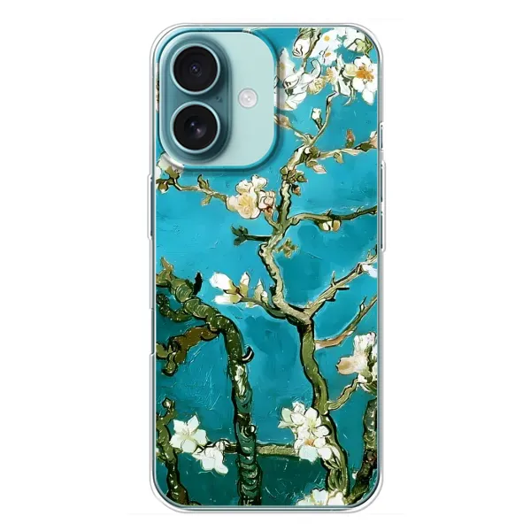 Чехол с рисунком «Цветение Сакуры» для iPhone 16 Plus Чехол с рисунком «Цветение Сакуры» для iPhone 16 Plus