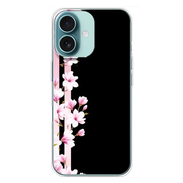 Чехол с рисунком «Цветочки» для iPhone 16 Plus Чехол с рисунком «Цветочки» для iPhone 16 Plus