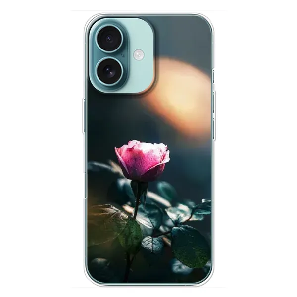 Чехол с рисунком «Цветок ночной» для iPhone 16 Plus Чехол с рисунком «Цветок ночной» для iPhone 16 Plus
