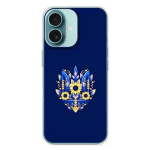 Чехол с рисунком «Цветущий Герб» для iPhone 16 Plus
