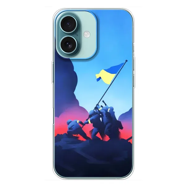 Чехол с рисунком «Деокупація» для iPhone 16 Plus Чехол с рисунком «Деокупація» для iPhone 16 Plus