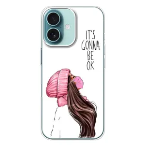 Чехол Стильные девушки на iPhone 16 Plus (Девушка в маске)