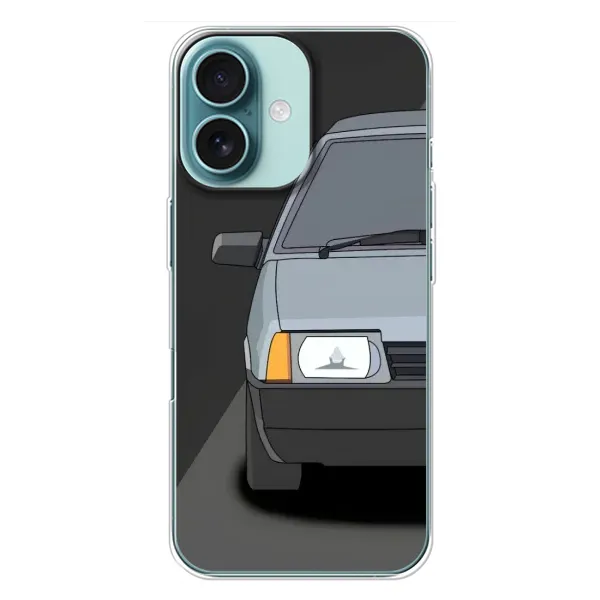 Чехол с рисунком «Девятка» для iPhone 16 Plus Чехол с рисунком «Девятка» для iPhone 16 Plus