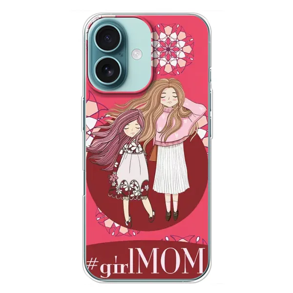 Чохол з малюнком «Дочка та мама» для iPhone 16 Plus Чохол з малюнком «Дочка та мама» для iPhone 16 Plus
