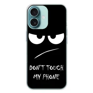 Чехол с прикольным текстом на iPhone 16 Plus (Dont)