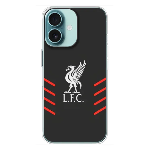 Чехол с рисунком «Эмблема Liverpool» для iPhone 16 Plus