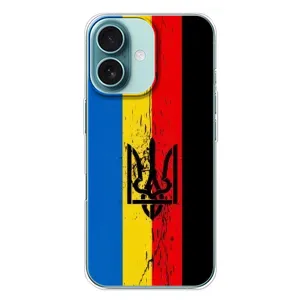 Чехлы УПА (Красно-Чёрный) на iPhone 16 Plus