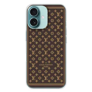 Силиконовый чехол для iPhone 16 Plus (ФОН Louis Vuitton Paris)