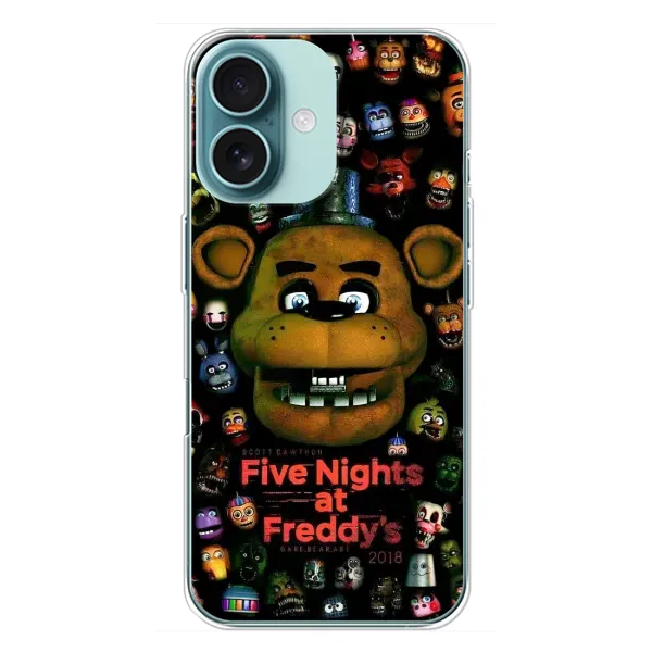 Чехол с рисунком «Freddy» для iPhone 16 Plus