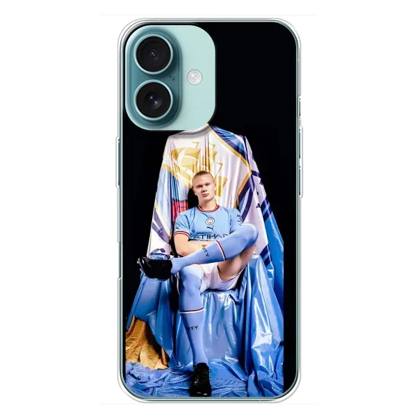 Чехол с рисунком «футболист Холанн» для iPhone 16 Plus Чехол с рисунком «футболист Холанн» для iPhone 16 Plus