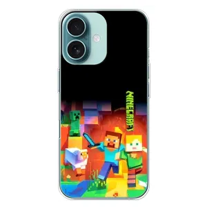 Чохли для iPhone 16 Plus (Персонажі МайнКрафт) (Герой Майнкрафт)