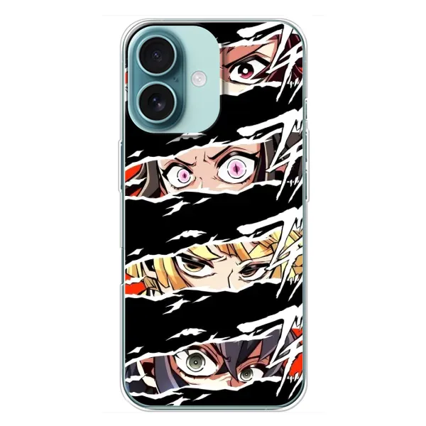 Чехол с рисунком «Глаза на чорном» для iPhone 16 Plus Чехол с рисунком «Глаза на чорном» для iPhone 16 Plus